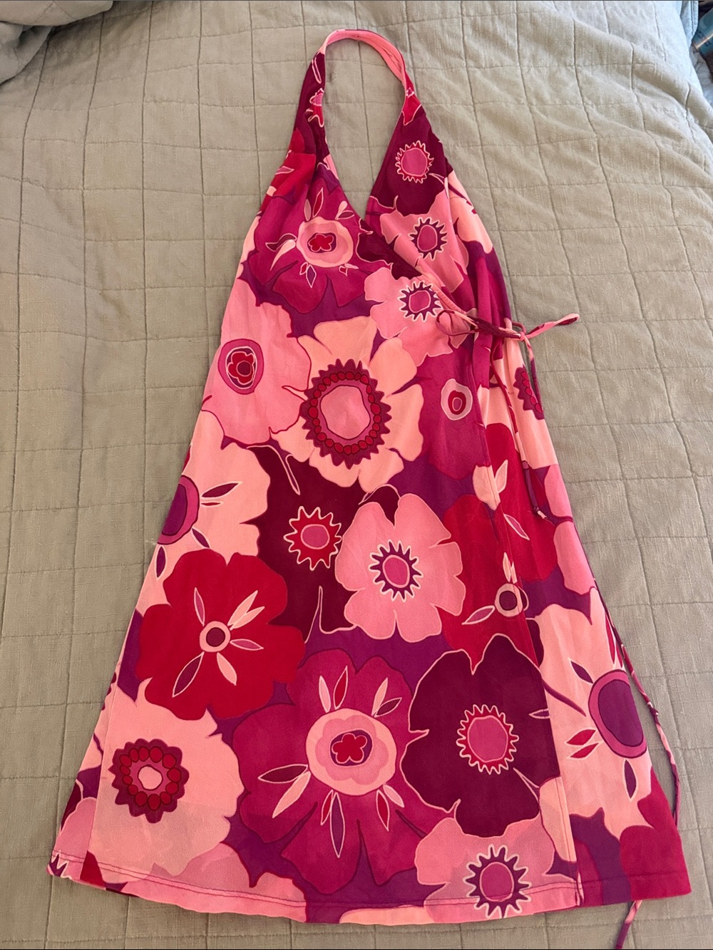 Vintage Bisou Bisou halter dress.